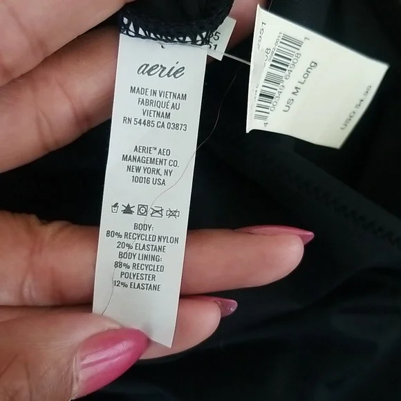 Aerie Scrunchie cut out monokini swimsuit size M long new with tag - Picture 7 of 7